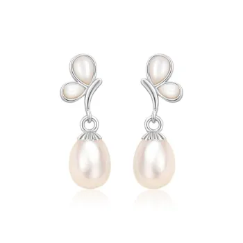 Central Fashion Pearl Earrings Women's