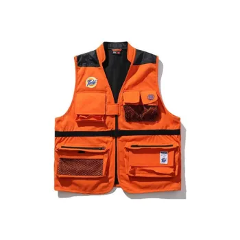 Tide X LINING Vests Men Orange