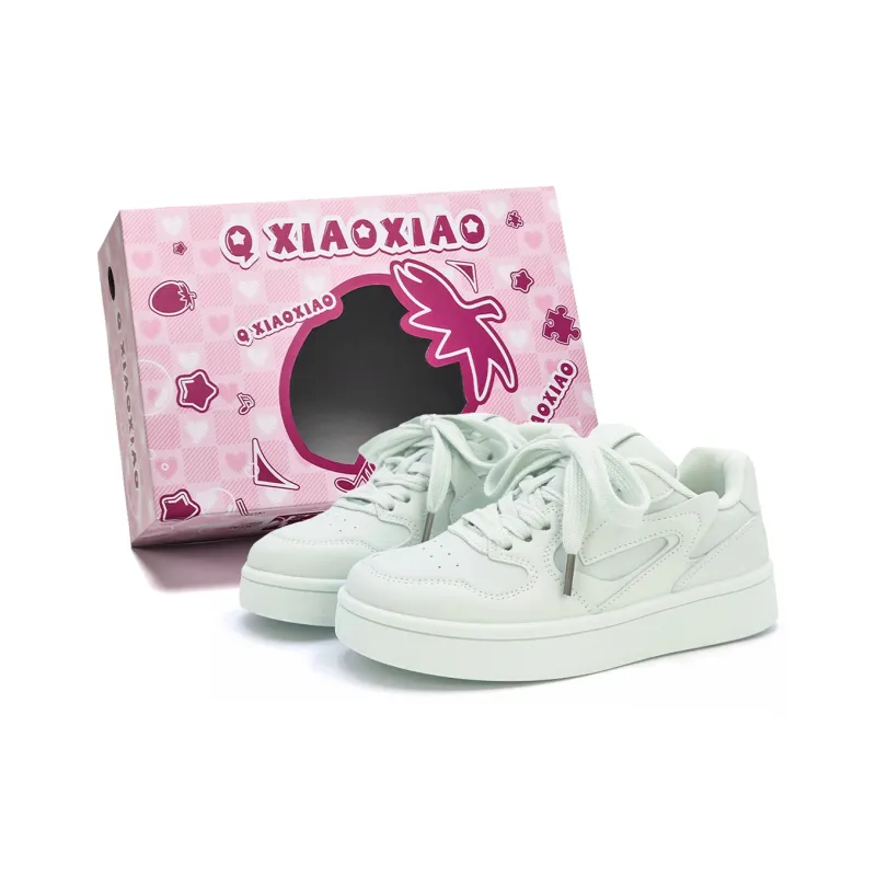 Circle Small Coverage Abrasion Resistant Lightweight Low Top Skateboard Shoes Women's-0