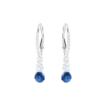 Swarovski Stilla Attract Earrings Women's Blue