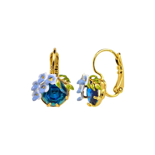 LES NEREIDES Brass Earrings Women's Blue