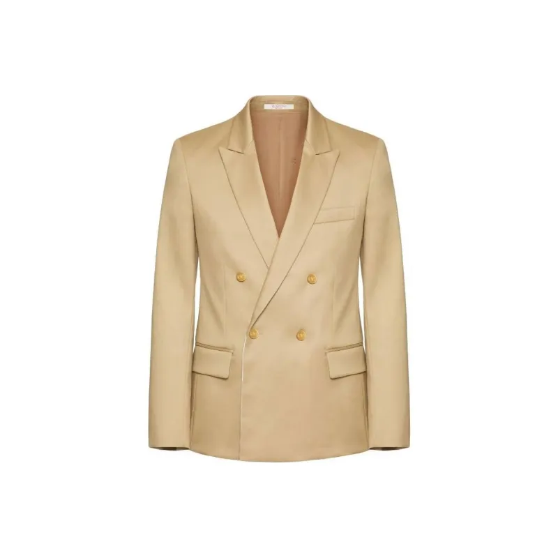 Valentino Double Breasted Tailored Blazer-0