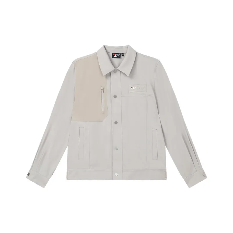 FILA Jackets Coats Men's Beige With A Slight Grayish Tone-0