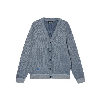JACK JONES· Knitwear Men's Denim Blue Heather Gray