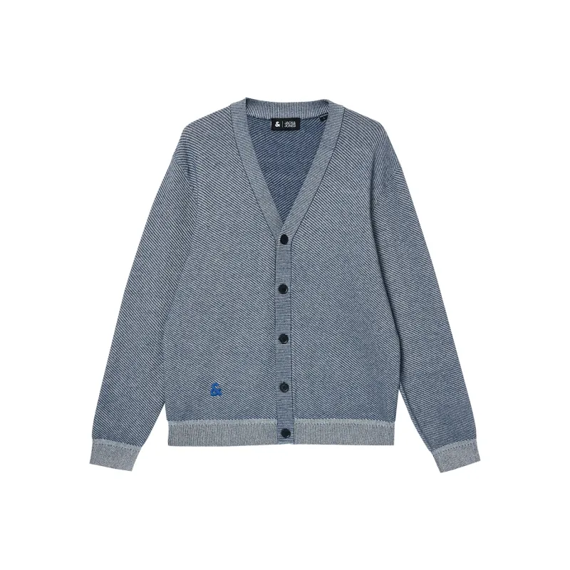 JACK JONES· Knitwear Men's Denim Blue Heather Gray-0
