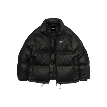 PSO Brand Down Jacket Winter Unisex Black