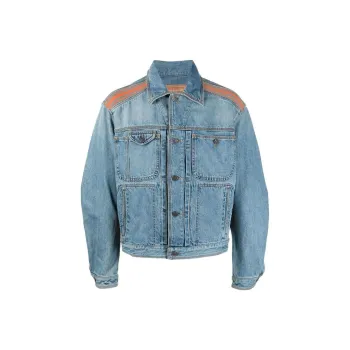 DIESEL Denim Jackets Men Blue