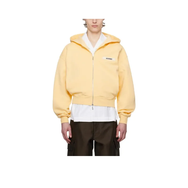 Jacquemus Jackets Coats Men's Light Yellow-0