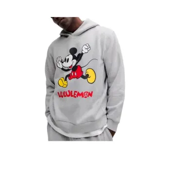 Lululemon x Disney Steady State Sweatshirt Men's Mixed Color Silver Waterdrop