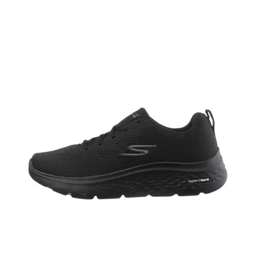 Skechers Go Walk Hyper Burst Low Top Running Chain Men's All Black