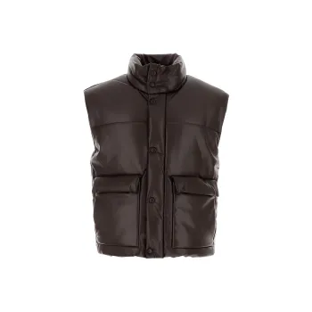NANUSHKA Puffer Button-Up Vest