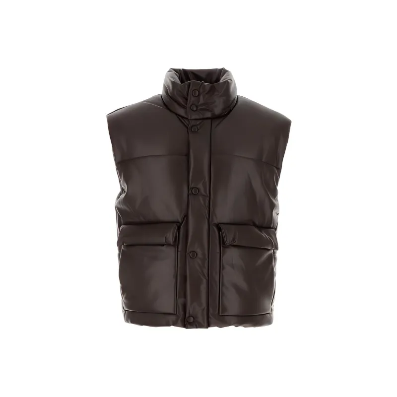 NANUSHKA Puffer Button-Up Vest-0
