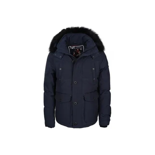 Moose Knuckles Down Jackets Men Dark Blue
