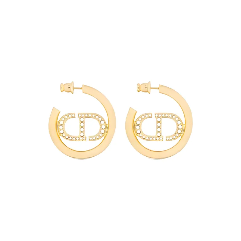 DIOR Metal, Resin Earrings Women's Gold-1