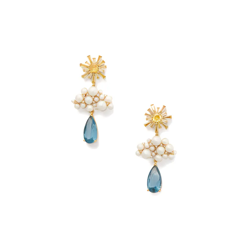 Kate Spade Earrings Women's Blue-0