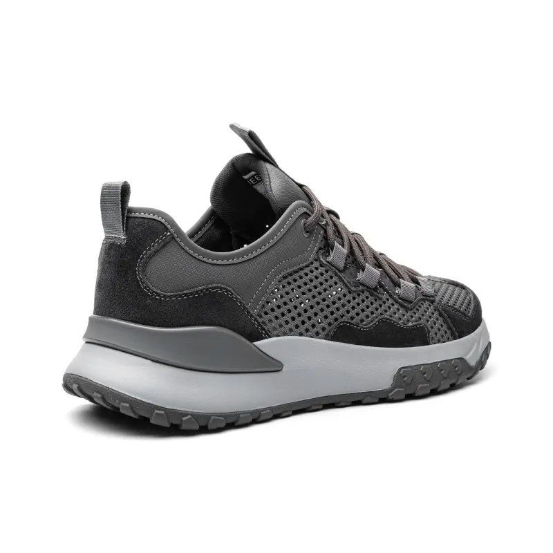 JEEP SPIRIT Slip Resistant, Breathable, Lightweight, Odor Resistant Low Top Hiking Shoes Men's Climbing Gray-3