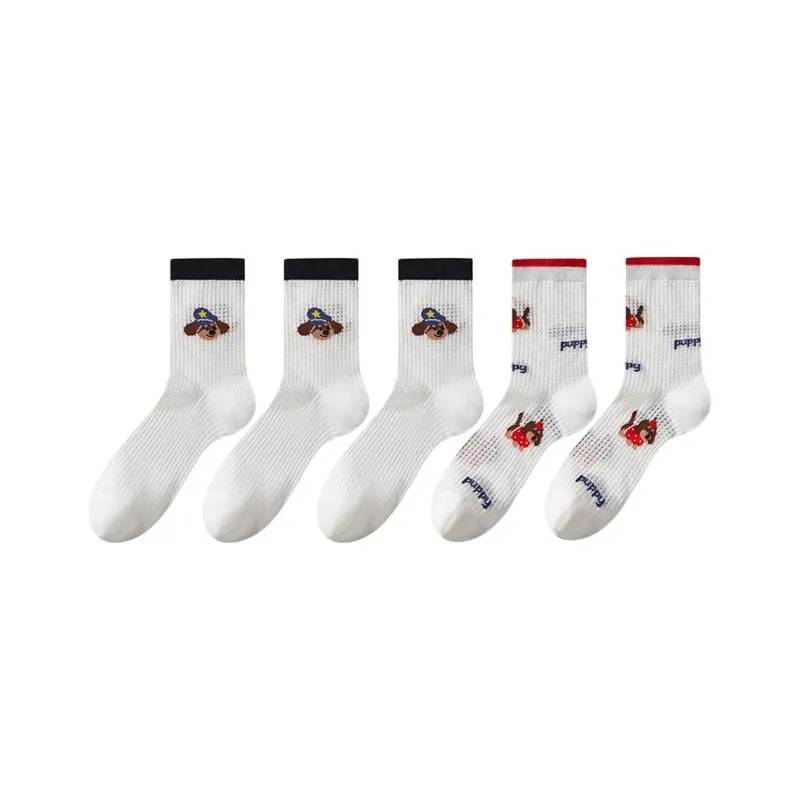 MADALLO Mid Calf Socks Women's 5 Pack-1