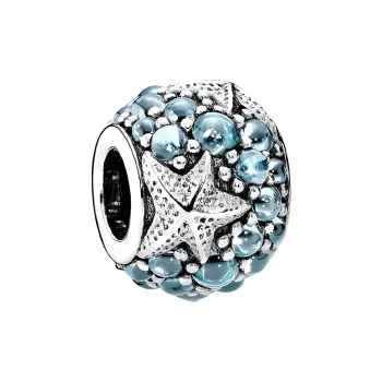 Pandora Metal Bead Ornament Unisex Silver