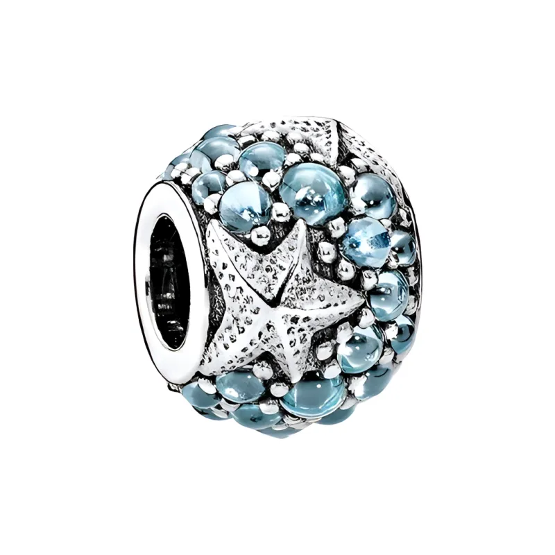 Pandora Metal Bead Ornament Unisex Silver-0