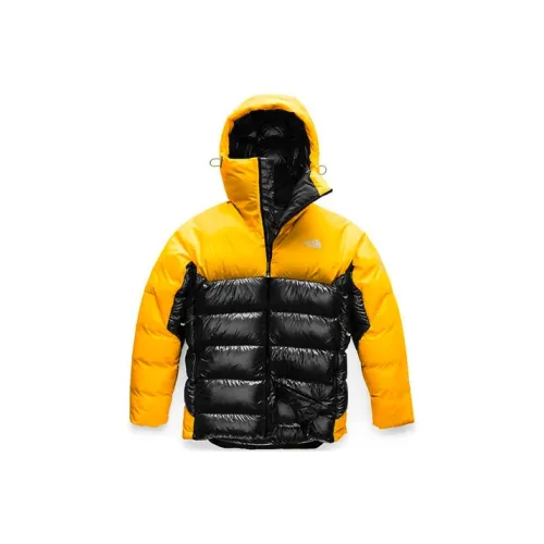 THE NORTH FACE Down Jackets Men Black Yellow Patchwork