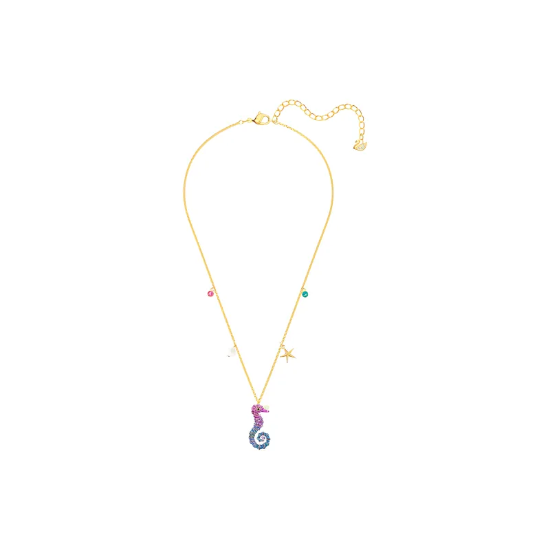 Swarovski Ocean Necklaces Women's Gold Plated-2