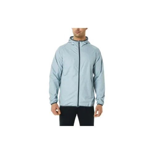 Asics Packable Jacket Jackets Coats Men's Gray