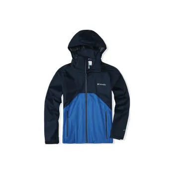 Columbia Waterproof, Windproof, Abrasion Resistant, Rainproof Windbreaker Jacket Men's Blue