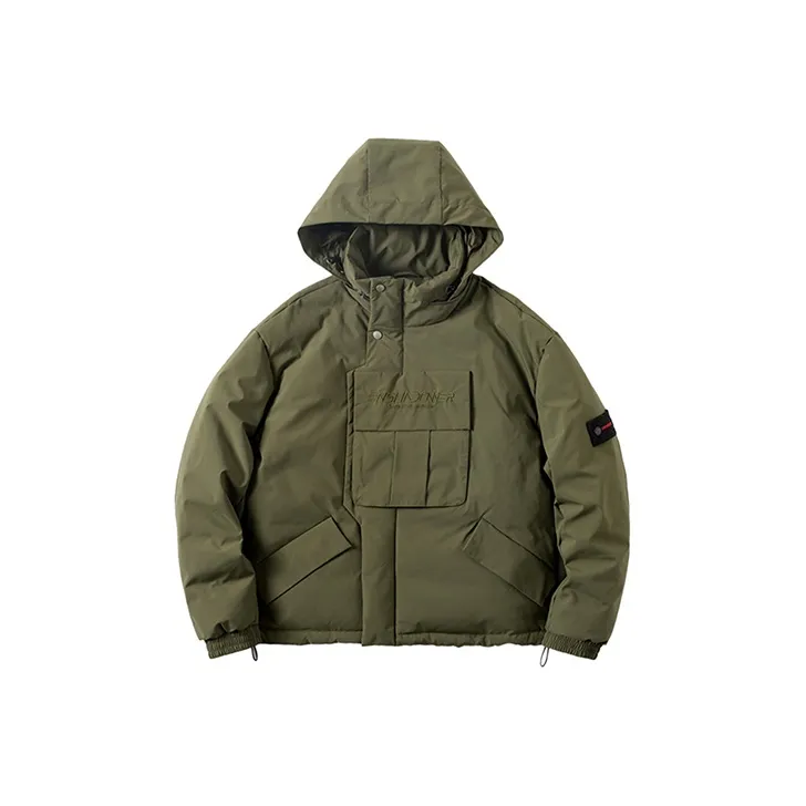 ENSHADOWER Down Jacket Winter Unisex Army Green-0