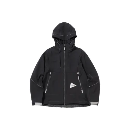 And Wander Water repellent Hooded Jacket