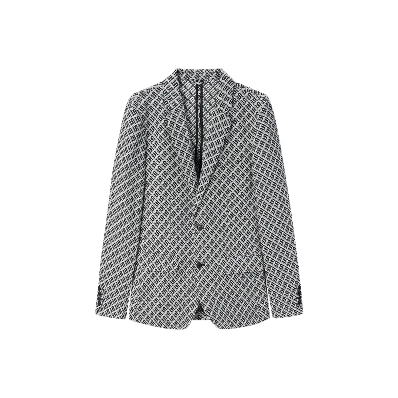 JOHN RICHMOND Business Suits Men Black White-0