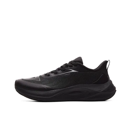 PEAK Low Top Running Shoes Men's All Black