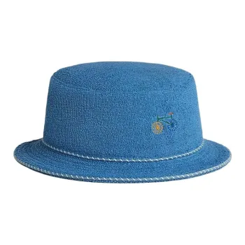 HERMES Ceramic Bucket Hats Kids' Blue
