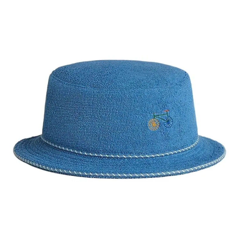 HERMES Ceramic Bucket Hats Kids' Blue-0