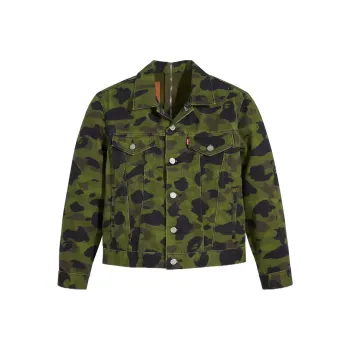 Levis X Levi's Color Camo Trucker Jacket America Exclusive