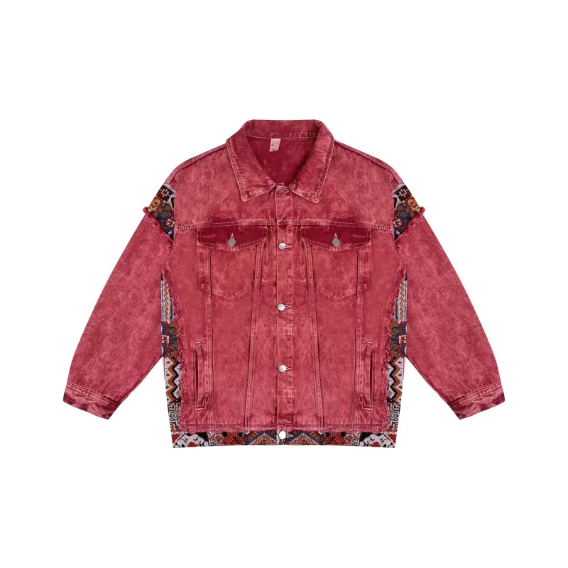FOREVER 21 Denim Jacket Unisex Pink-0