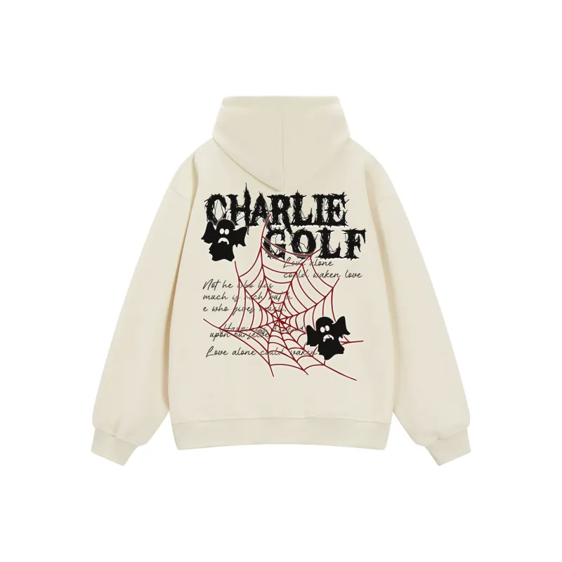 CHARLIE GOLF Sweatshirt Unisex White-6