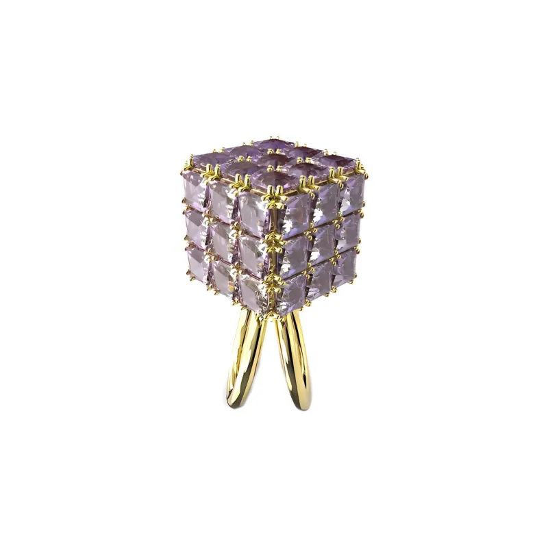 Swarovski Curiosa Rings Women's Purple-2