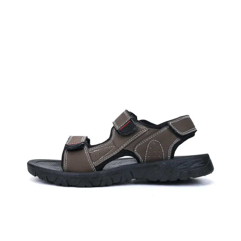 YUZHAOLIN Beach Sandals Men Black/Brown-4