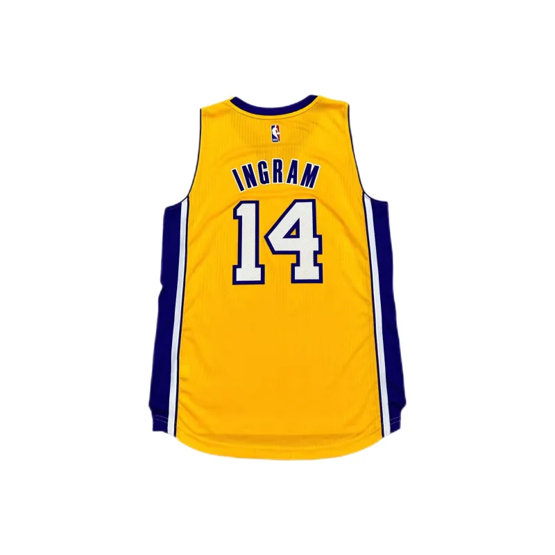Adidas x NBA Los Angeles Lakers Basketball Jersey Unisex Yellow-1
