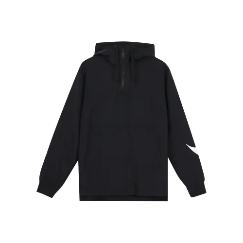 Nike Water Resistant Windproof Wear Resistant Windbreaker Jacket Men's Black