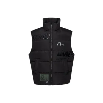 EVISU Vests Men Black