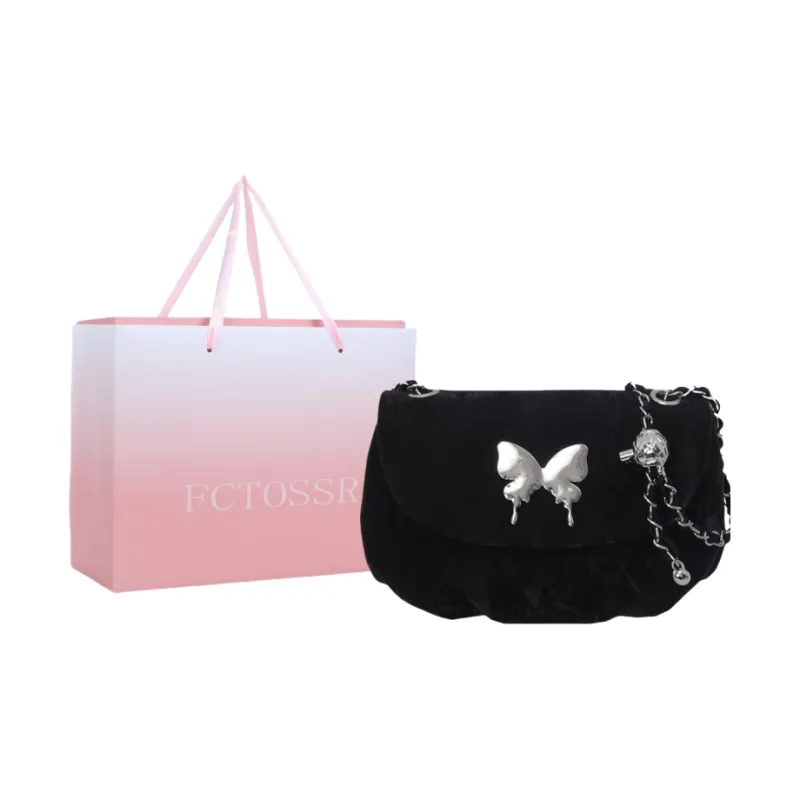 FCTOSSR PU Shoulder Bag Crossbody Bag Small Size Women's White/Silver/Black/Blue-11