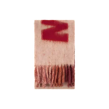 MARNI Mohair Logo Scarf