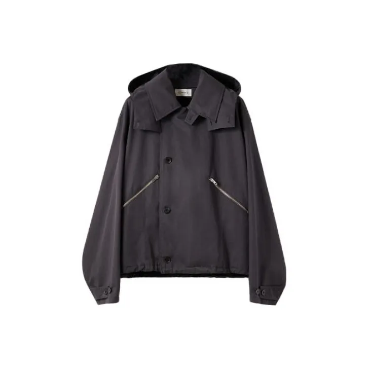 Lemaire Denim Jackets Unisex Zinc Gray-0