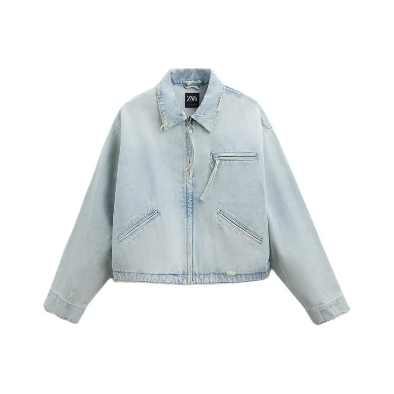 ZARA Jackets Coats Men's Light Blue-0