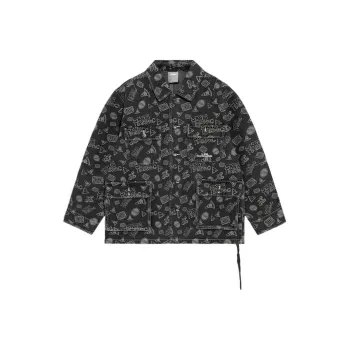LiNing Denim Jacket Men's Black