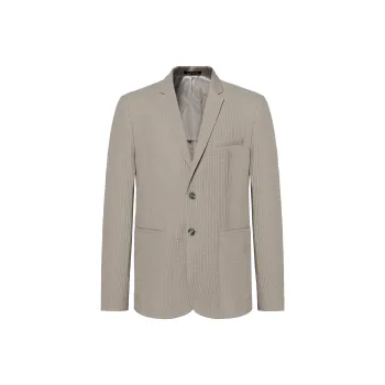 EMPORIO ARMANI FW23 Business Suit Coat Men's Light Linen Color