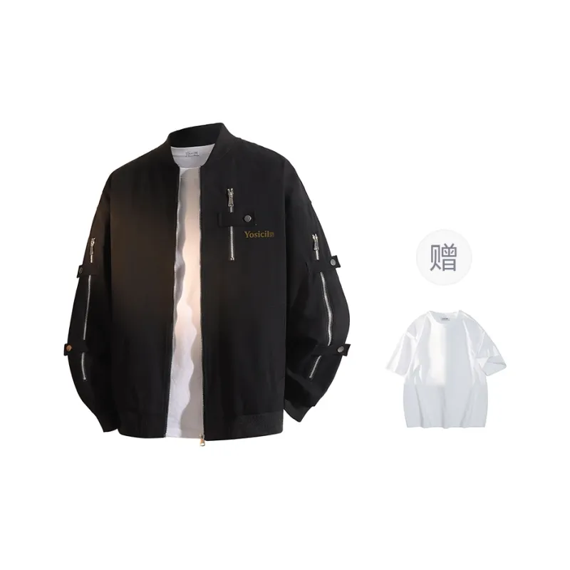 YOSICIL Jackets Coats Unisex Beige-8
