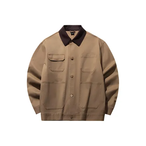 CHAOJIANTA Jackets Coats Men's Deep Latte