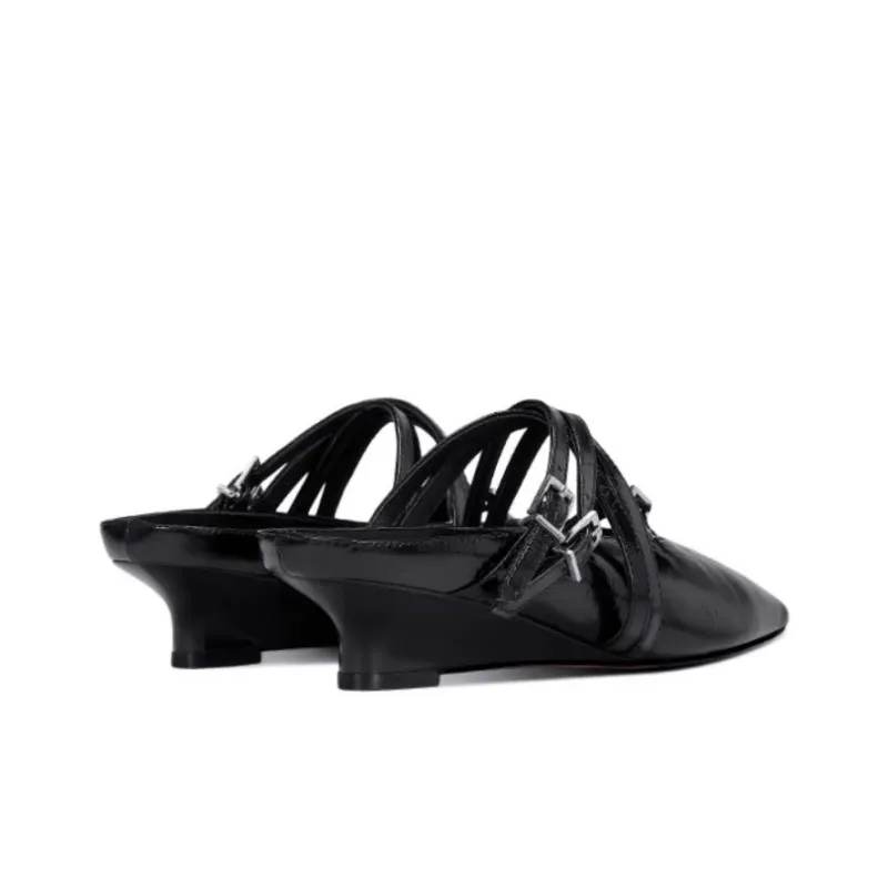 JESSICA SOPHIA Rubber Sole Abrasion Resistant Slip Resistant Closed Toe Slippers Women's-3